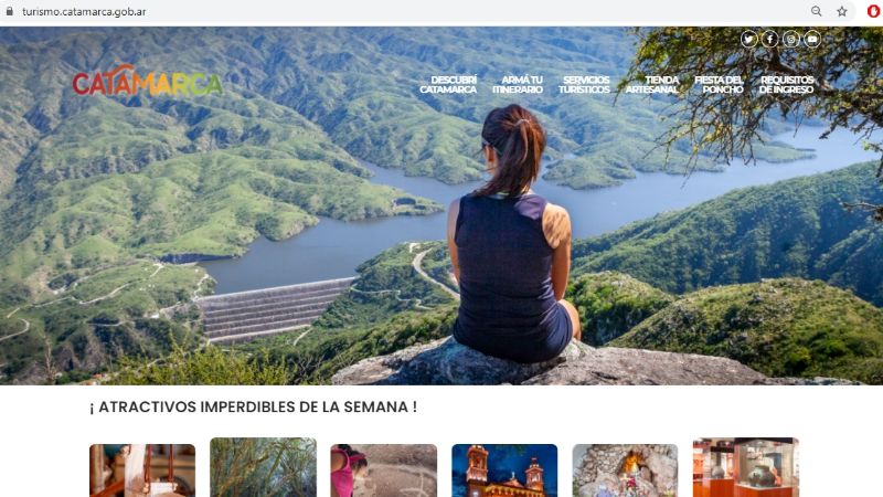 Presentaron la nueva web de Turismo Catamarca