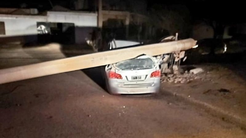 Viento zonda causó inconvenientes en el servicio eléctrico