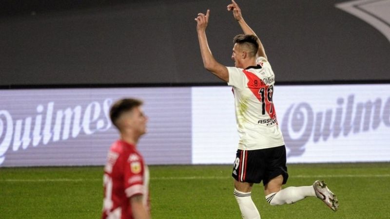 River goleó 4-0 a Unión en su primer éxito “liguero”