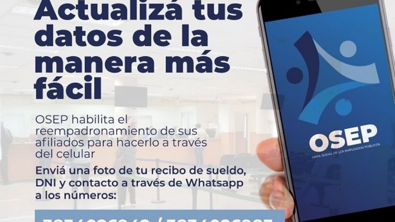 OSEP inicia el proceso de re empadronamiento de afiliados