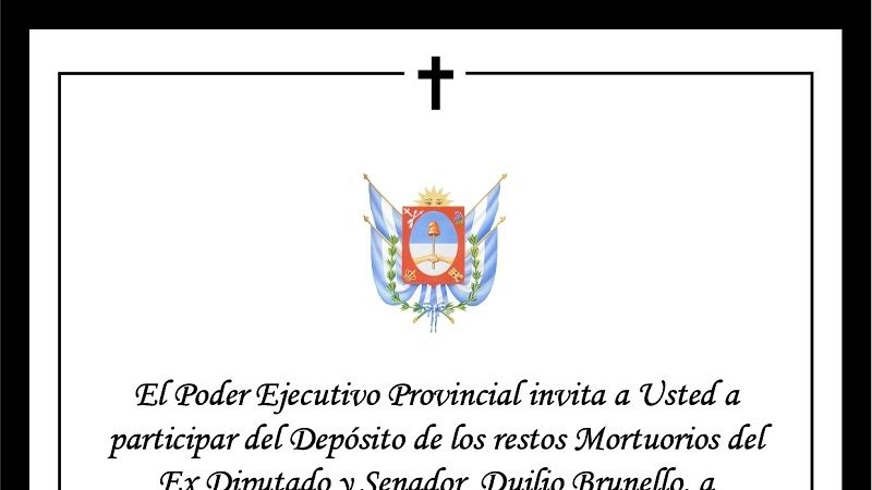 Lo restos de Duilio Brunello descansarán en Catamarca