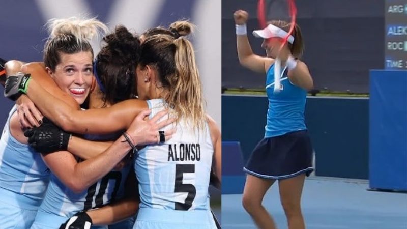 Las alegrías llegaron con Las Leonas y Nadia Podorozka