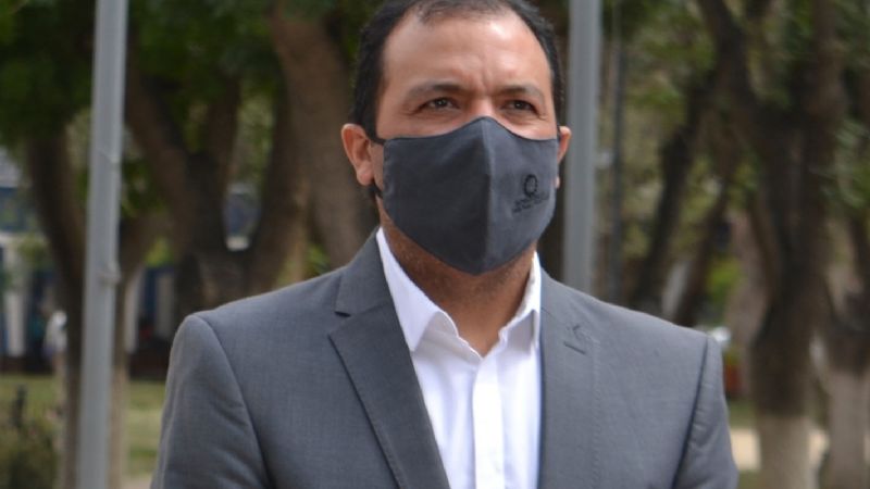 El intendente Sánchez en plena recuperación