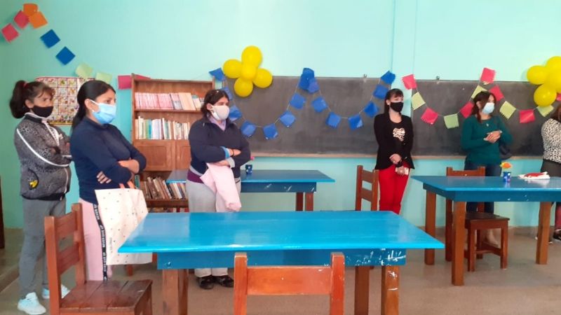 Cáritas abrió otra casita de merienda reforzada para niños