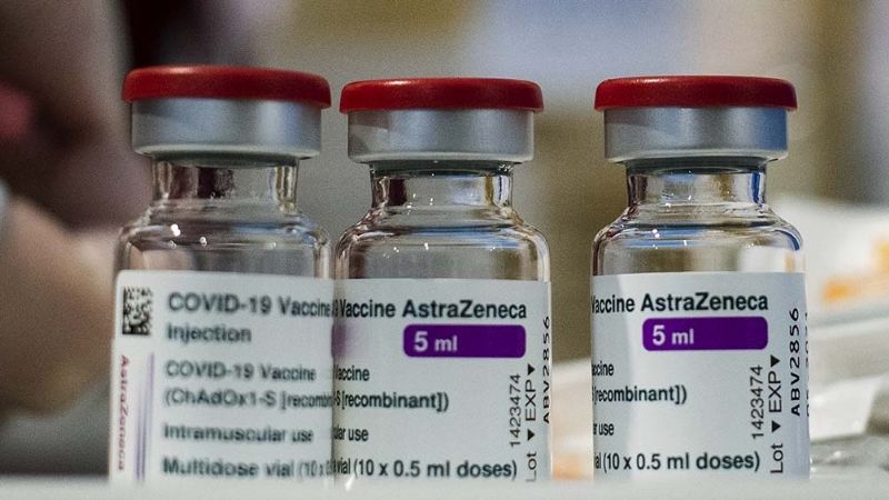Llegan más de 800 mil dosis de AstraZeneca