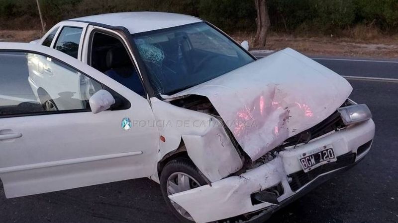 Triple choque en la ruta 1: cuatro heridos