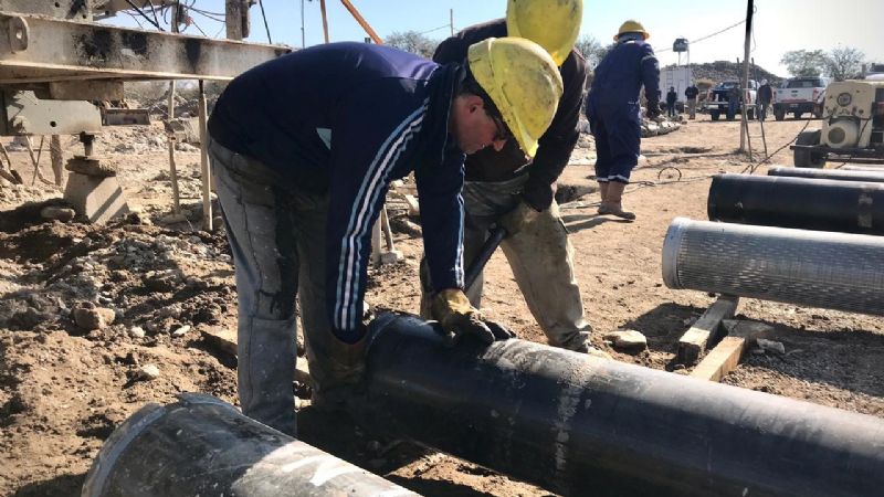 Nueva perforación de agua potable para abastecer a Capital