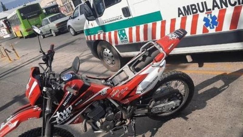 Motociclistas resultaron lesionados en siniestros viales