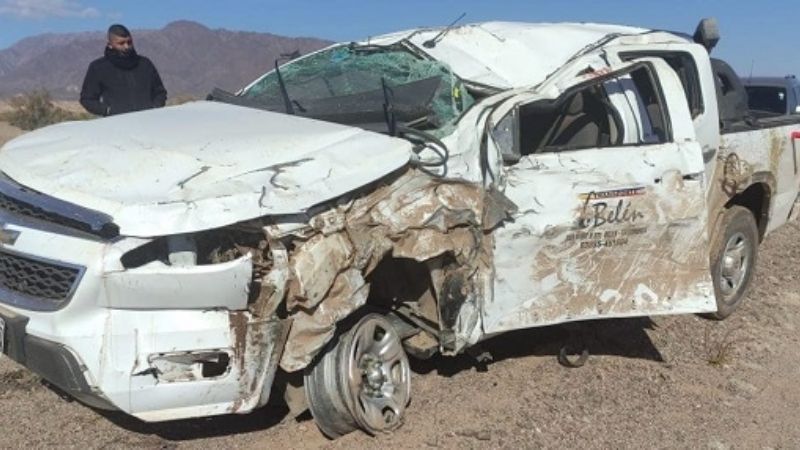 Se salvaron de milagro tras violento vuelco en la ruta