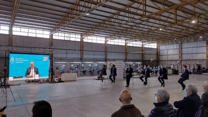 Se inauguró una fábrica de la industria tecnológica en El Pantanillo