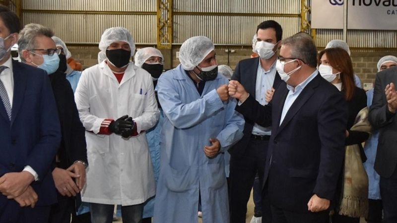 Se inauguró una fábrica de la industria tecnológica en El Pantanillo