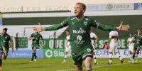 Luciano Gondou marcó en el quinto minuto de descuento para Sarmiento.