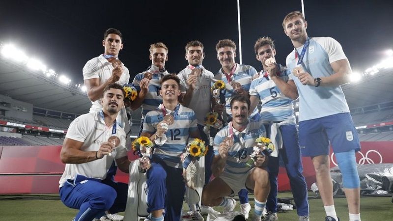 Los Pumas de bronce, primera medalla argentina