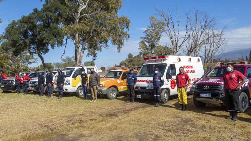 El Gobierno entregó subsidio a Bomberos Voluntarios de la provincia