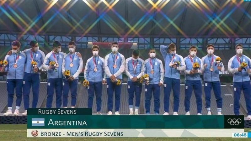 El rugby logró la 75ª. medalla olímpica para Argentina