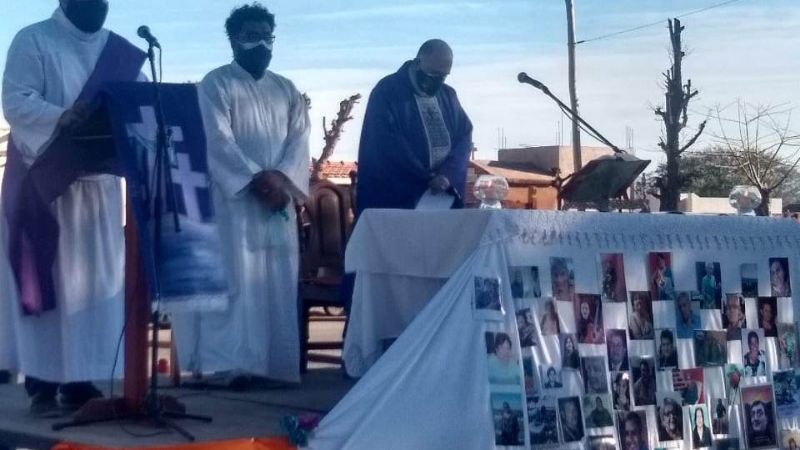 Belén rezó por los hermanos fallecidos a causa del Covid-19