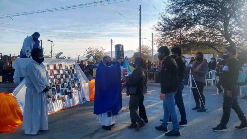 Belén rezó por los hermanos fallecidos a causa del Covid-19