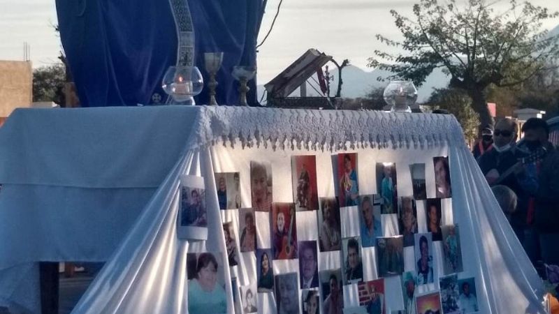 Belén rezó por los hermanos fallecidos a causa del Covid-19