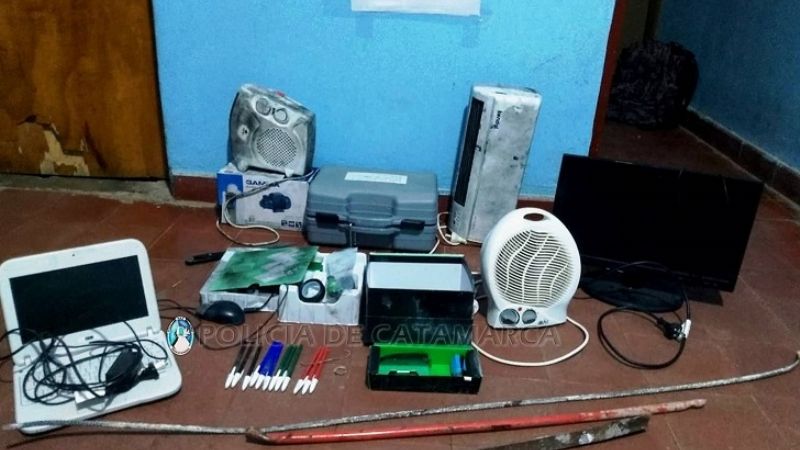 Esclarecen robo en una escuela de Huillapima