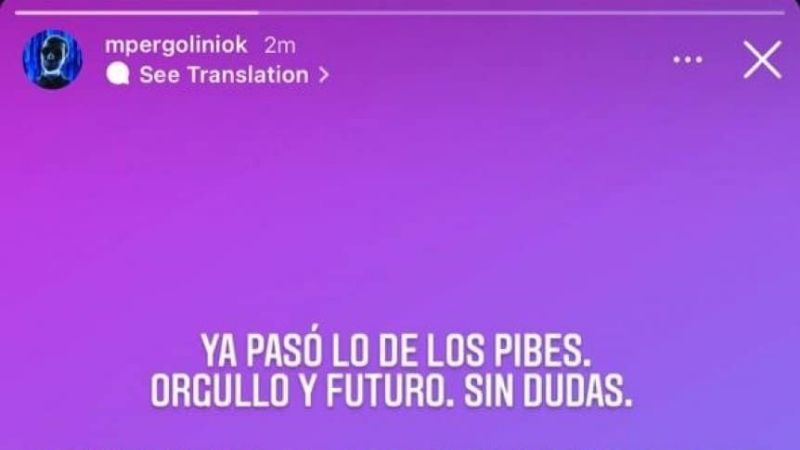 Pergolini criticó a la dirigencia de Boca, luego lo borró