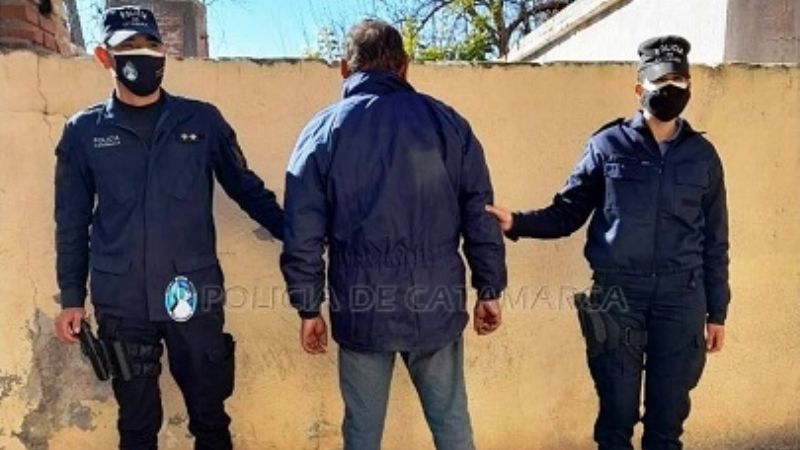 Hombre violento detenido en El Pajonal