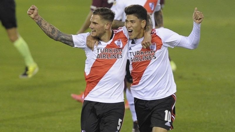 Otra goleada de River, esta vez 3-0 a Lanús en La Fortaleza