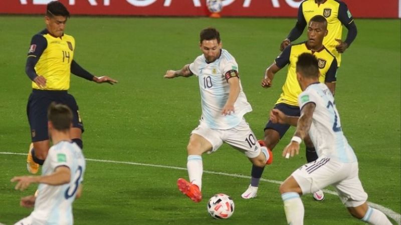 Argentina vs. Ecuador en los 4tos. de final de Copa América 2021