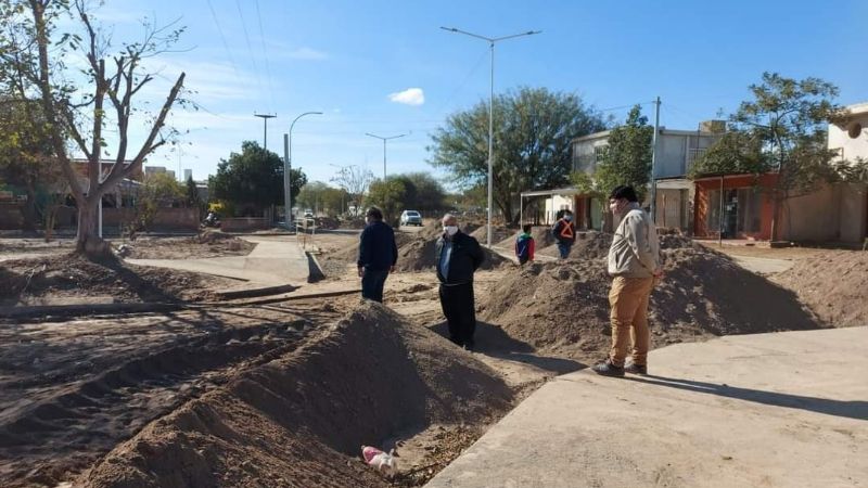 Intendentes lapaceños visitaron obras y acordaron acciones