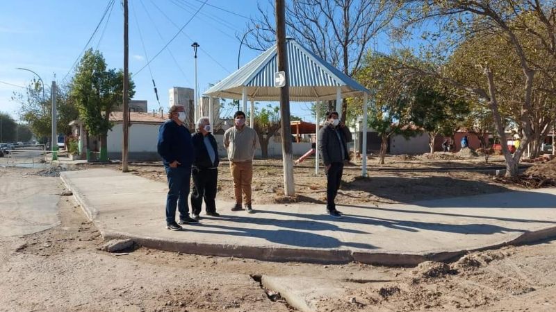 Intendentes lapaceños visitaron obras y acordaron acciones