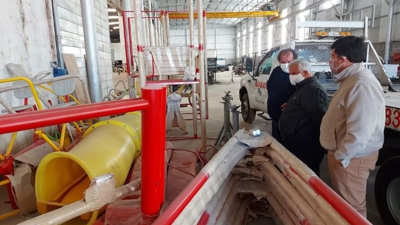 Intendentes lapaceños visitaron obras y acordaron acciones