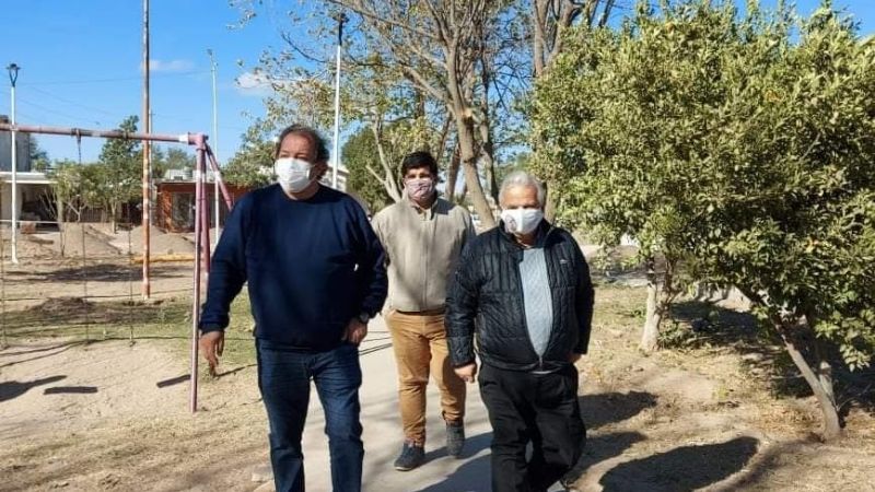 Intendentes lapaceños visitaron obras y acordaron acciones