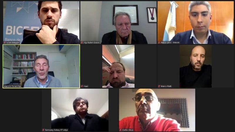 El vicegobernador se reunió por las líneas de crédito para Pymes