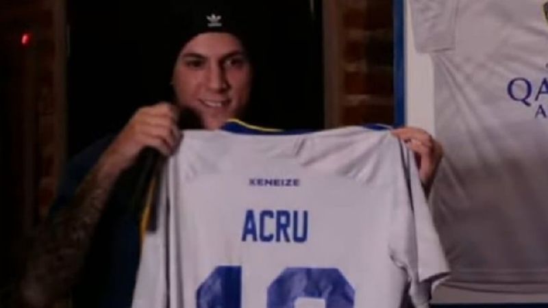 Nueva camiseta de Boca con números bicolores