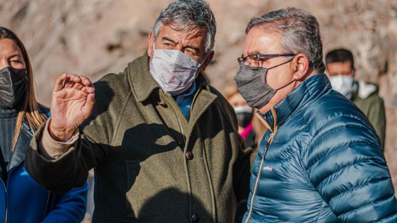 Jalil inauguró la recuperación del azud de Huaycama en Valle Viejo