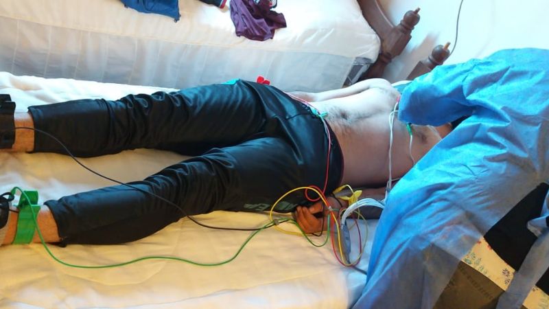 Operativo de vacunación en Los Ángeles