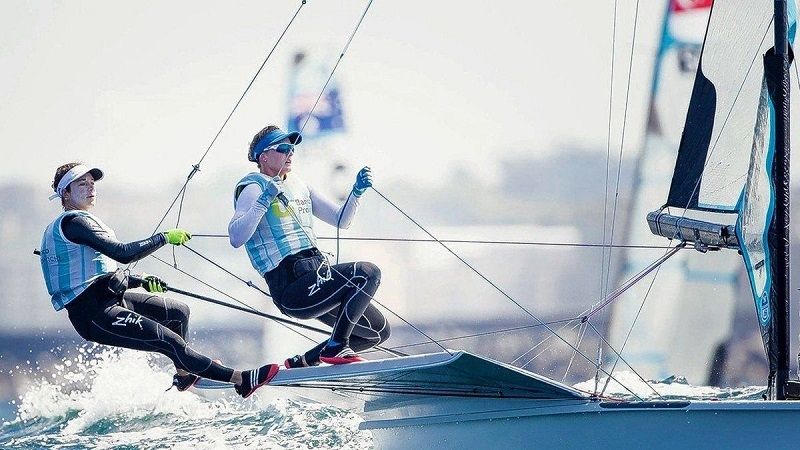 Primera victoria en vela para los argentinos en Tokio
