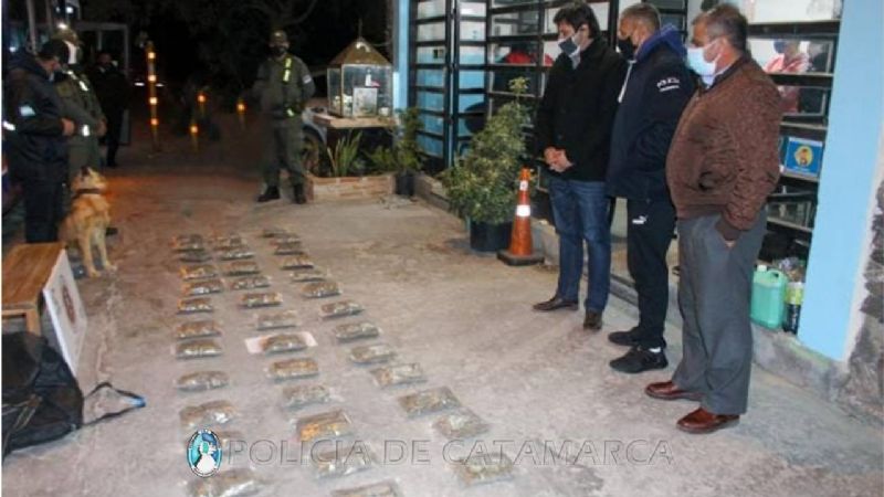 “Apolo” descubrió 8 kilos de marihuana en un colectivo