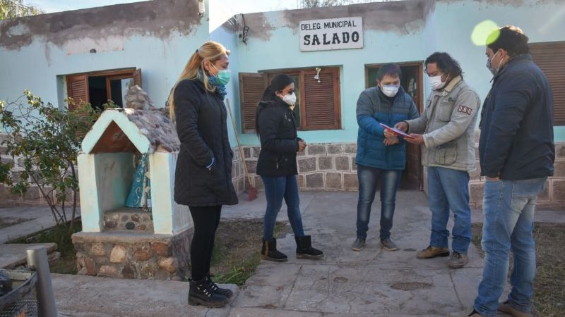 Asistencia en localidades del sur de Tinogasta