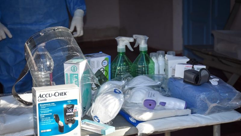 Asistencia en localidades del sur de Tinogasta