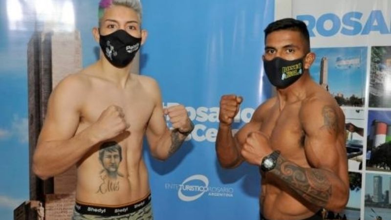 "Pacman" Corzo y "Sansón" Rosa por “Boxeo de Primera”