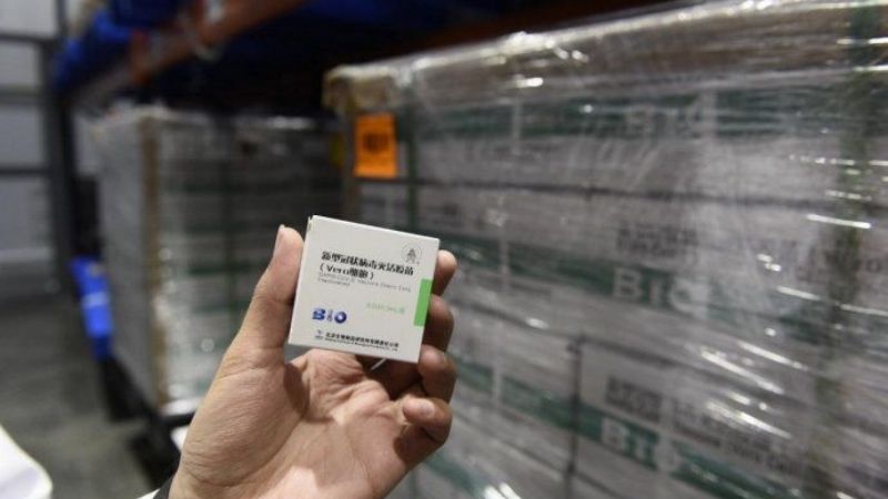 Llegan otras 800 mil vacunas Sinopharm