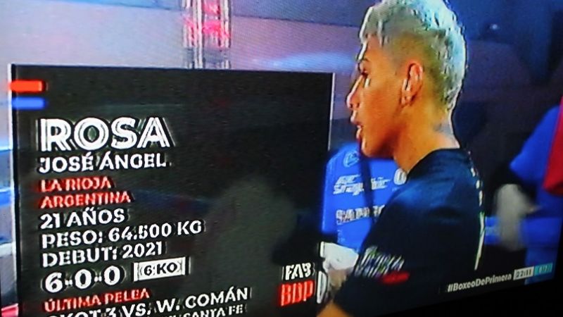"Pacman" Corzo por KO y "Sansón" Rosa por puntos, en Rosario