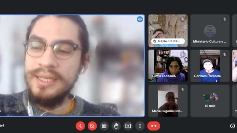 Con un conversatorio virtual, culminó la muestra “Conticinio”
