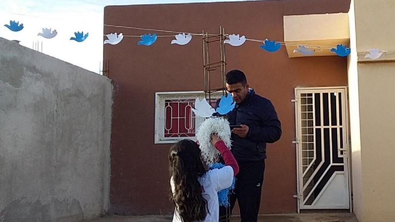 Vecinos de Valle Chico recorrieron el barrio con la Virgen del Valle
