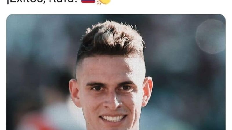 Borré se despidió de River, que le deseó éxitos