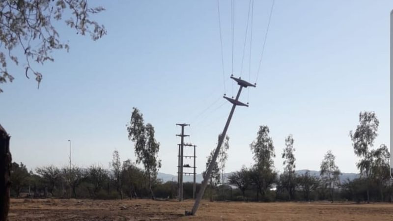 Peligro por columnas inclinadas cerca del CAPE