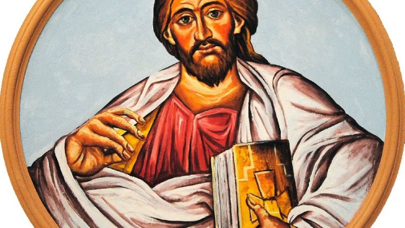 El pintor Luciano Reynoso con la “musa” de Esquiú