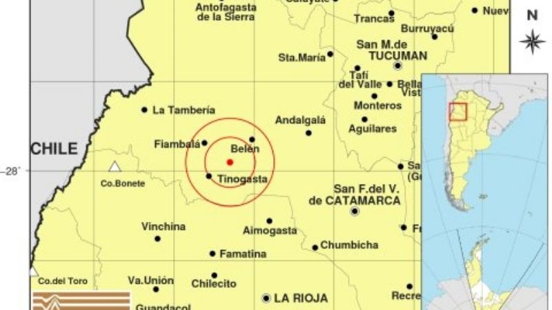 En las últimas horas, el Oeste tembló dos veces
