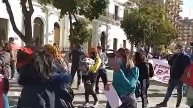Marcharon por hechos de abuso y de violencia de género