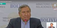 EL CANCIELLER BOLIVIANO al denunciar a Macri por el envío de armas, en apoyo al golpe de Estdo en aquel país.